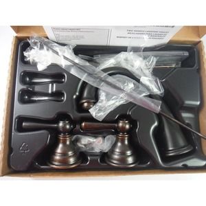 Moen Kingsley T6125ORB Oil Rubbed Bronze Widespread Bathroom Faucet